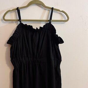 H&M Elegant Black Textured Dress